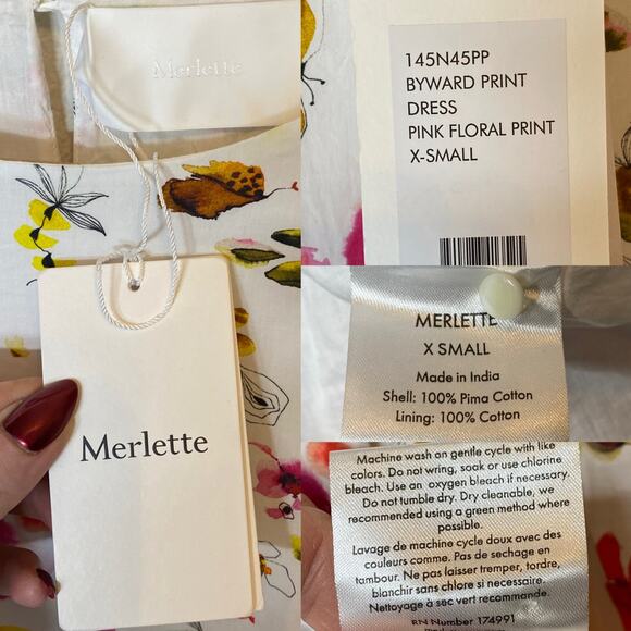 Merlette Byward Mini Dress Floral, size XS - Picture 6 of 6